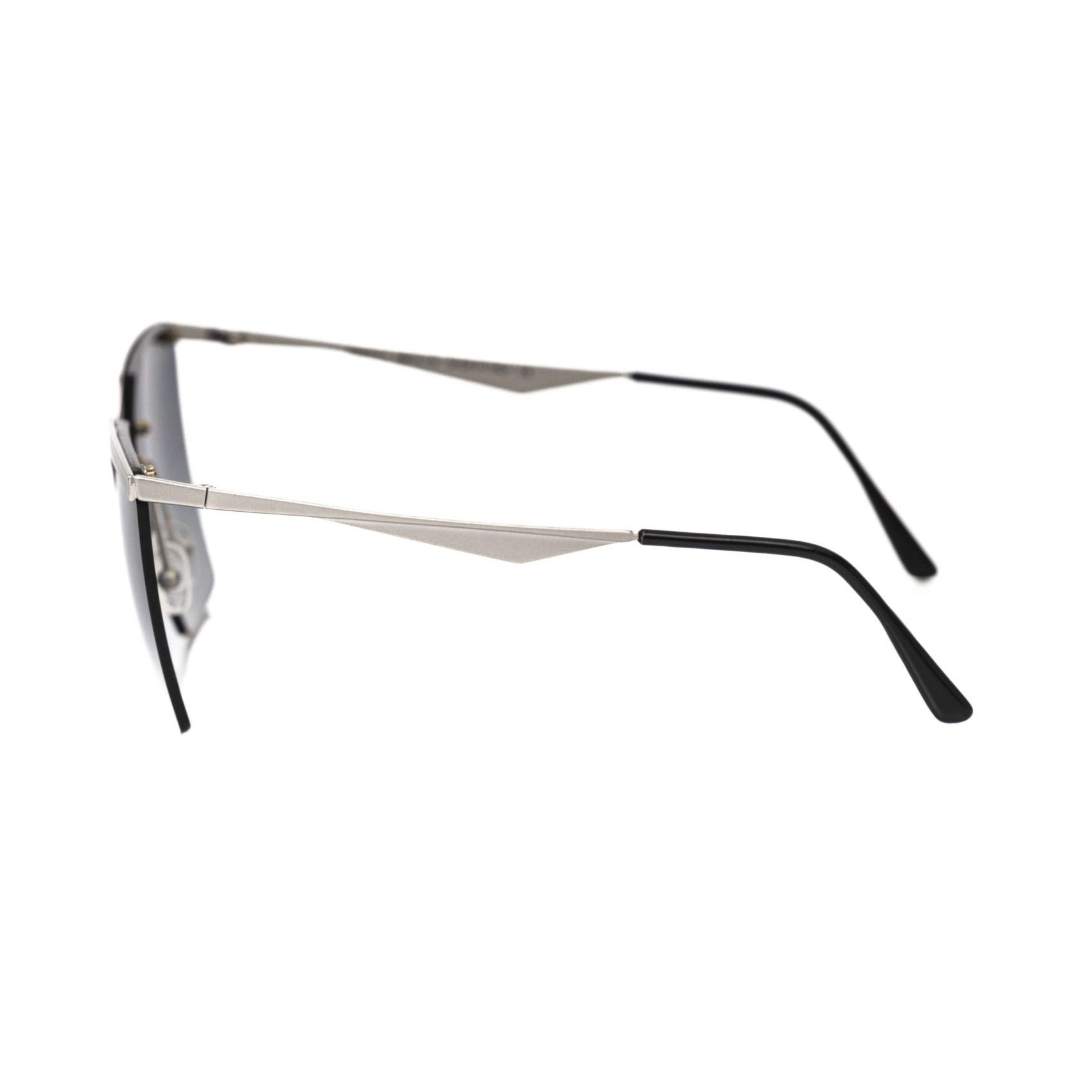 Frankie Morello Silver Metallic Women's Sunglass