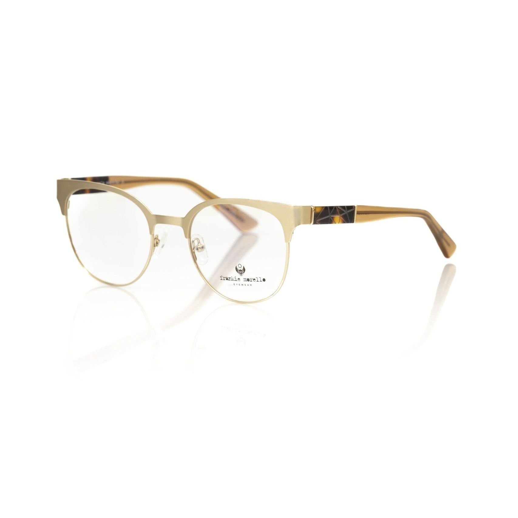 Frankie Morello Gold Acetate Women Frame