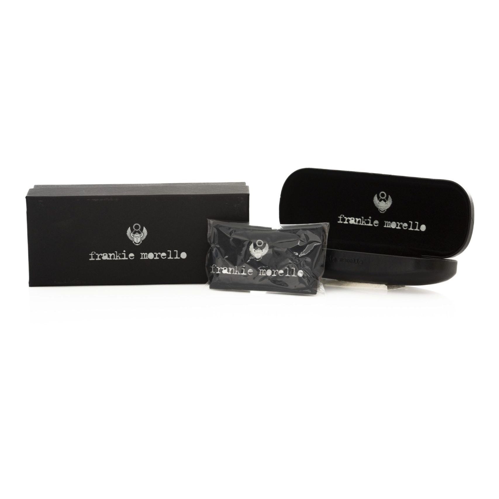 Frankie Morello Silver Metallic Fiber Women Sunglasses