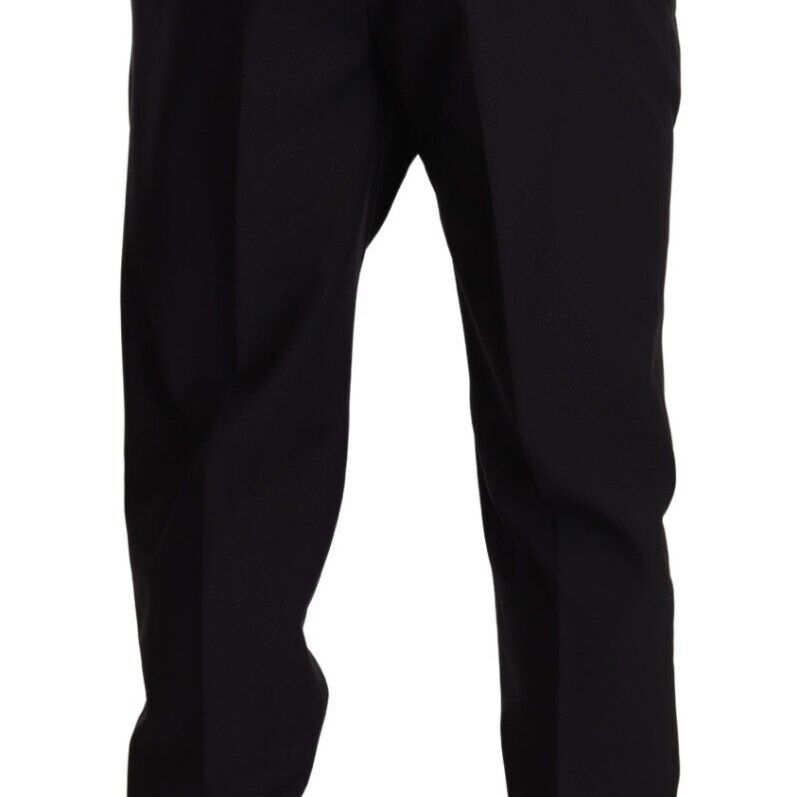 Dolce & Gabbana Blue GOLD Wool Single Breasted 2 Piece Suit
