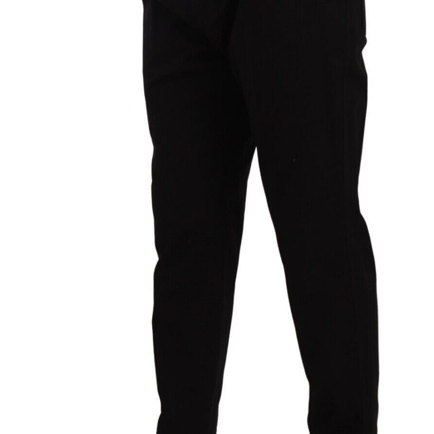 Dolce & Gabbana Black Cotton Stretch Chinos Trouser Jeans