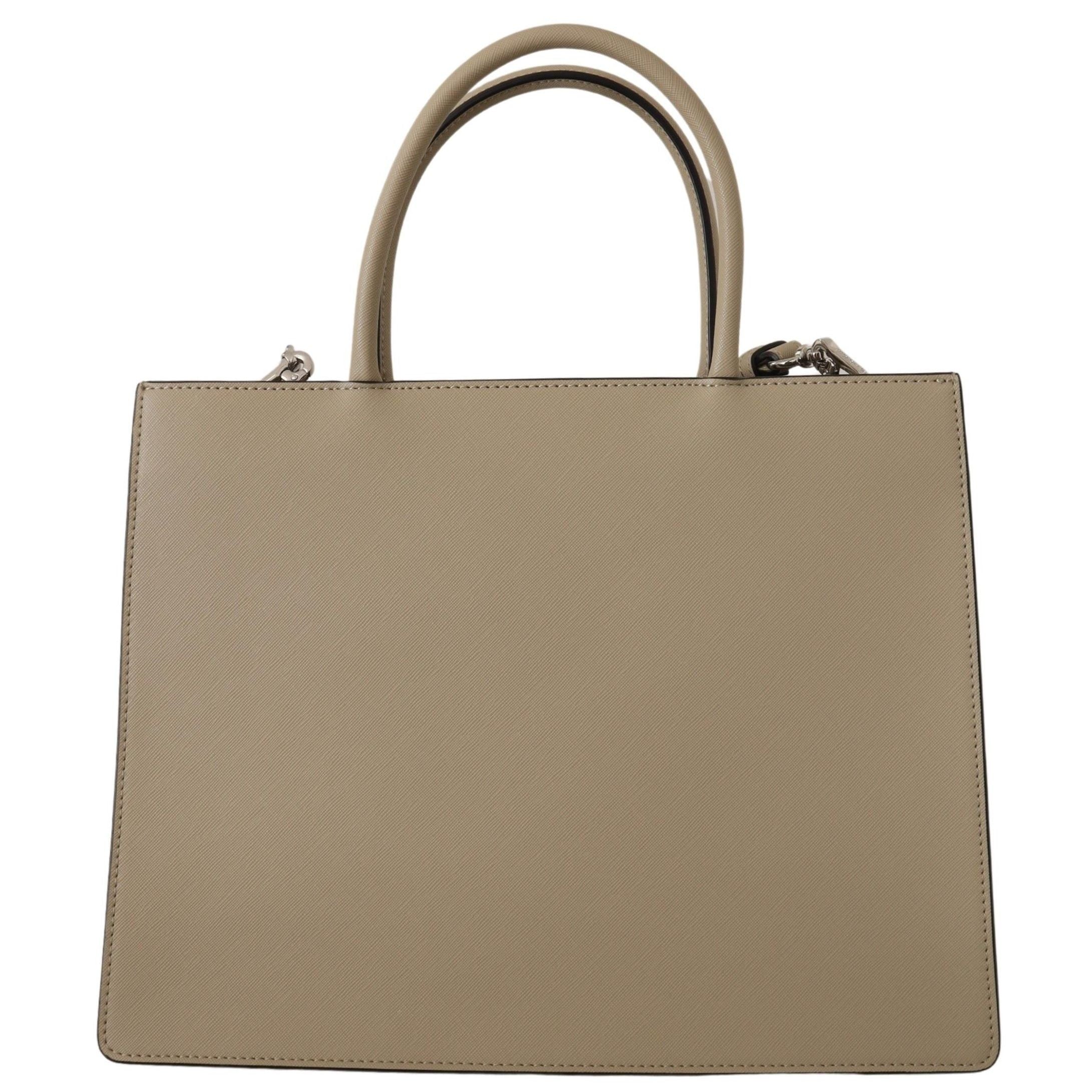 Karl Lagerfeld Sage Green Polyurethane Tote Shoulder Bag