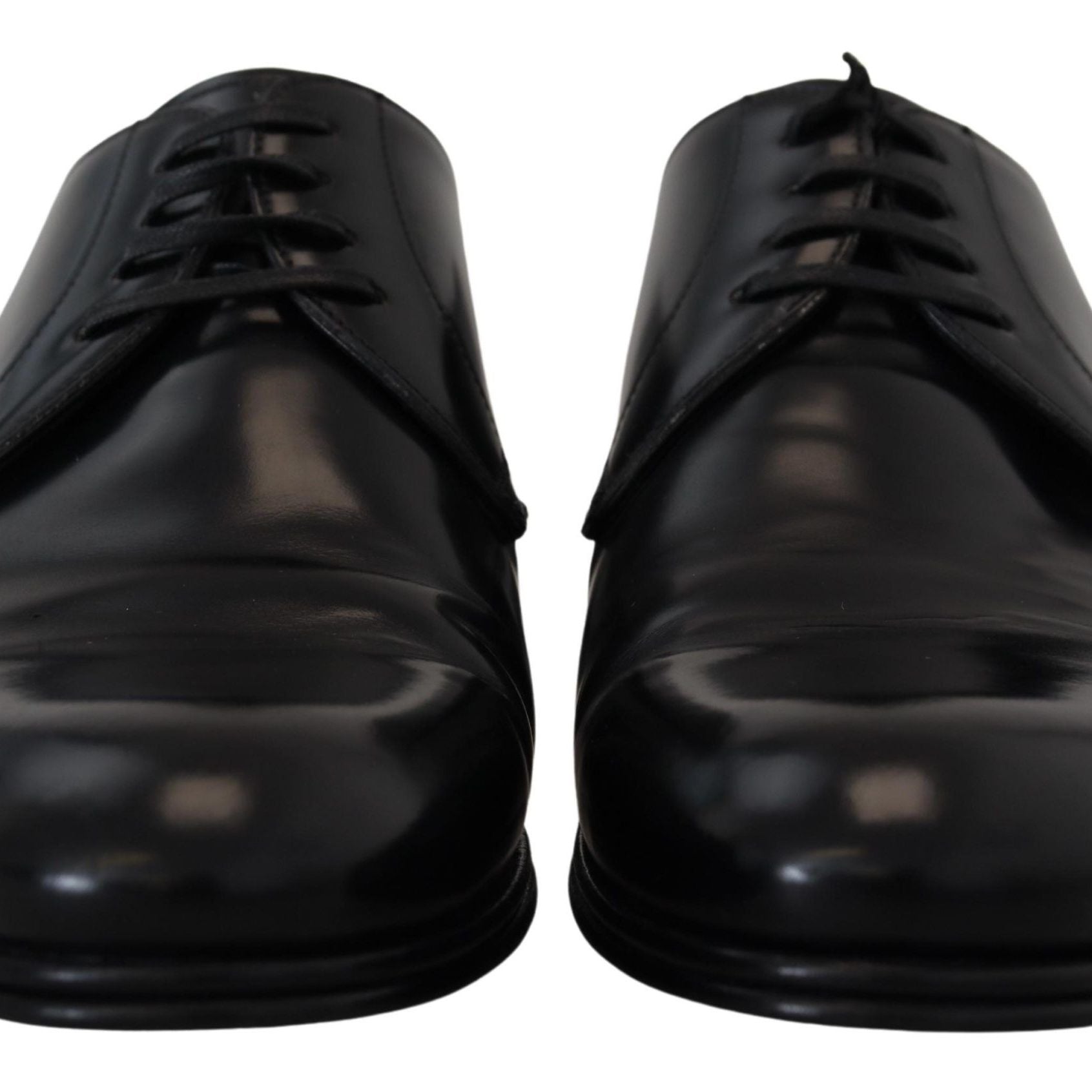 Dolce & Gabbana Black Leather Formal Dress Shoes