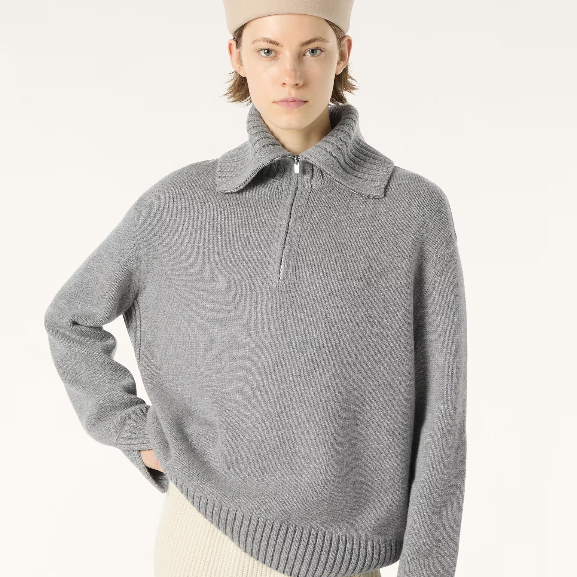 Loro Piana Parksville Pullover in Baby Cashmere