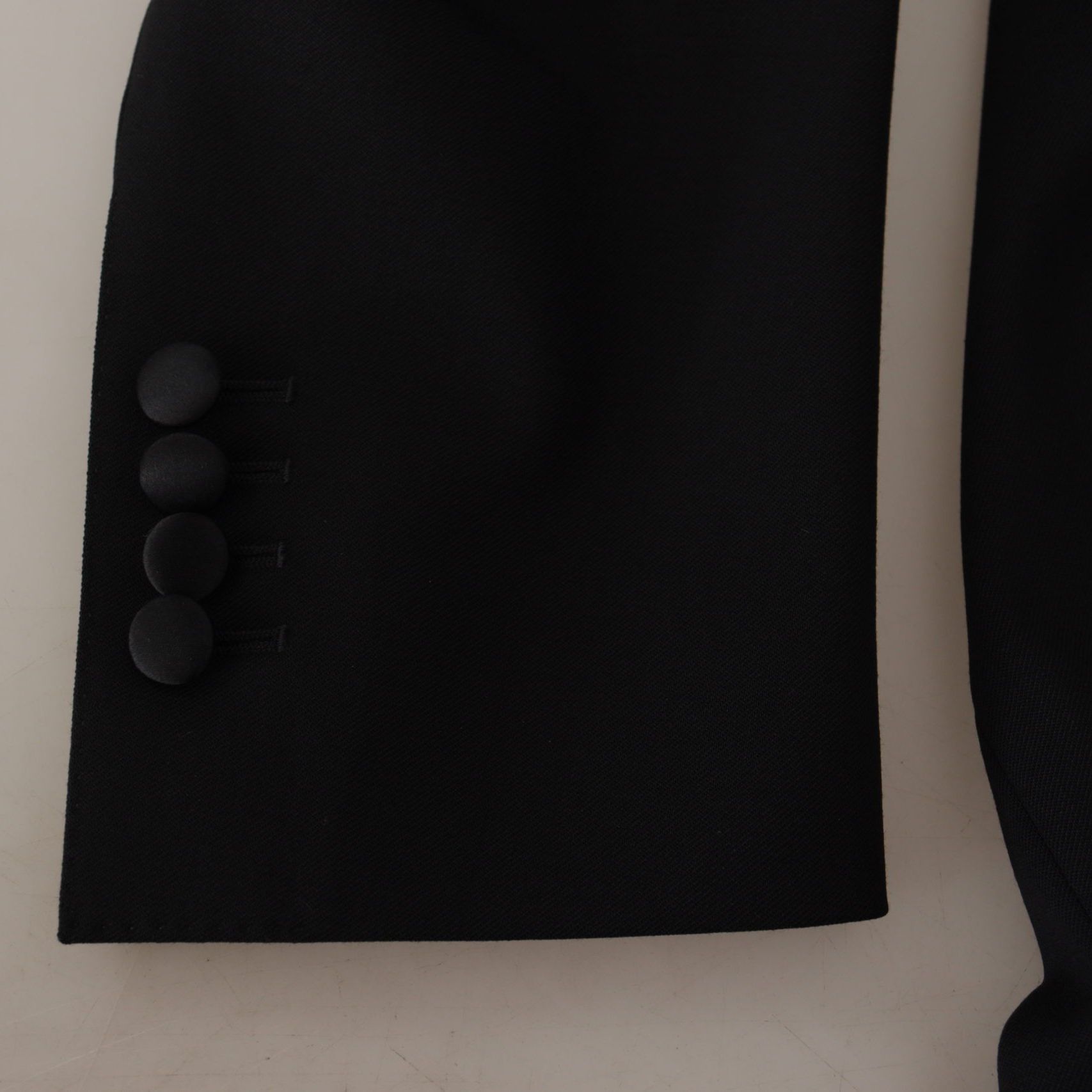 Dolce & Gabbana Black Double Breasted Coat Blazer Jacket