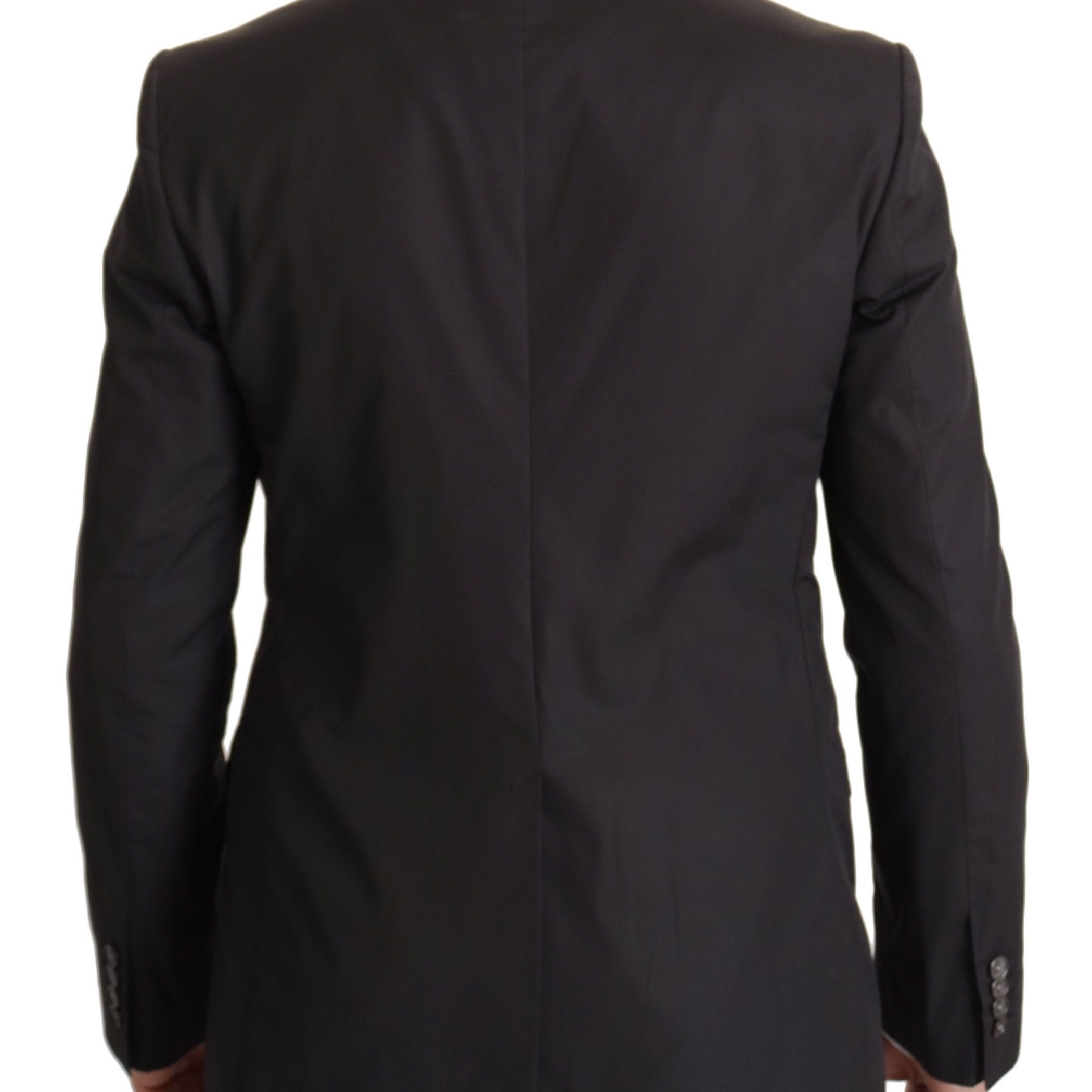 Dolce & Gabbana Black Single Breasted TAORMINA Breasted Blazer
