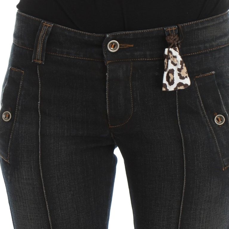 Ermanno Scervino Blue Wash Cotton Slim Fit Jeans