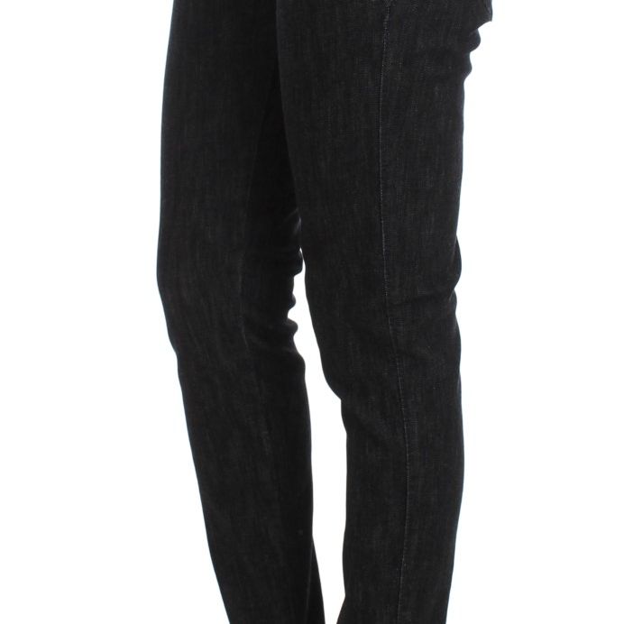 Ermanno Scervino Blue Cotton Slim Fit Denim Jeans