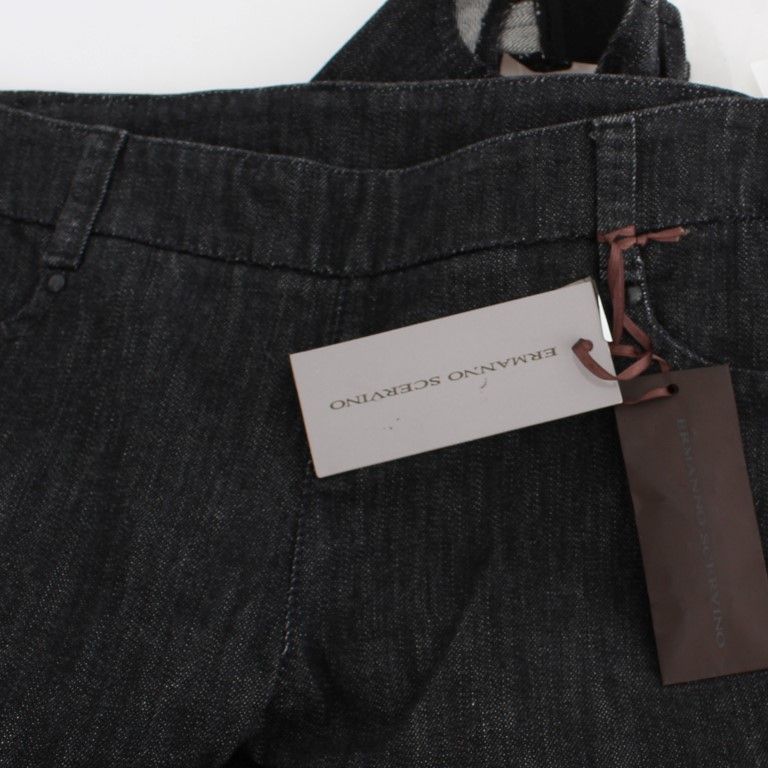 Ermanno Scervino Blue Cotton Slim Fit Denim Jeans