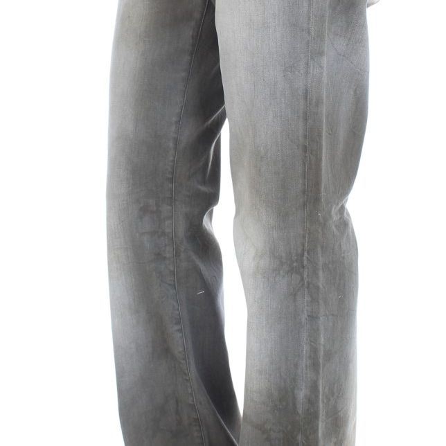 Ermanno Scervino Gray Cotton Blend Loose Fit Boyfriend Jeans