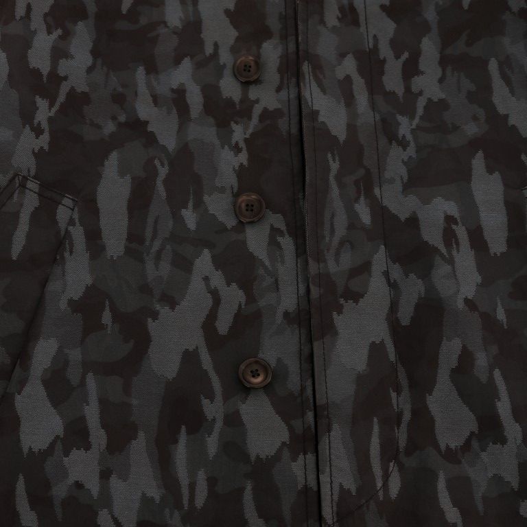 Dolce & Gabbana Blue Camouflage Trench Trench
