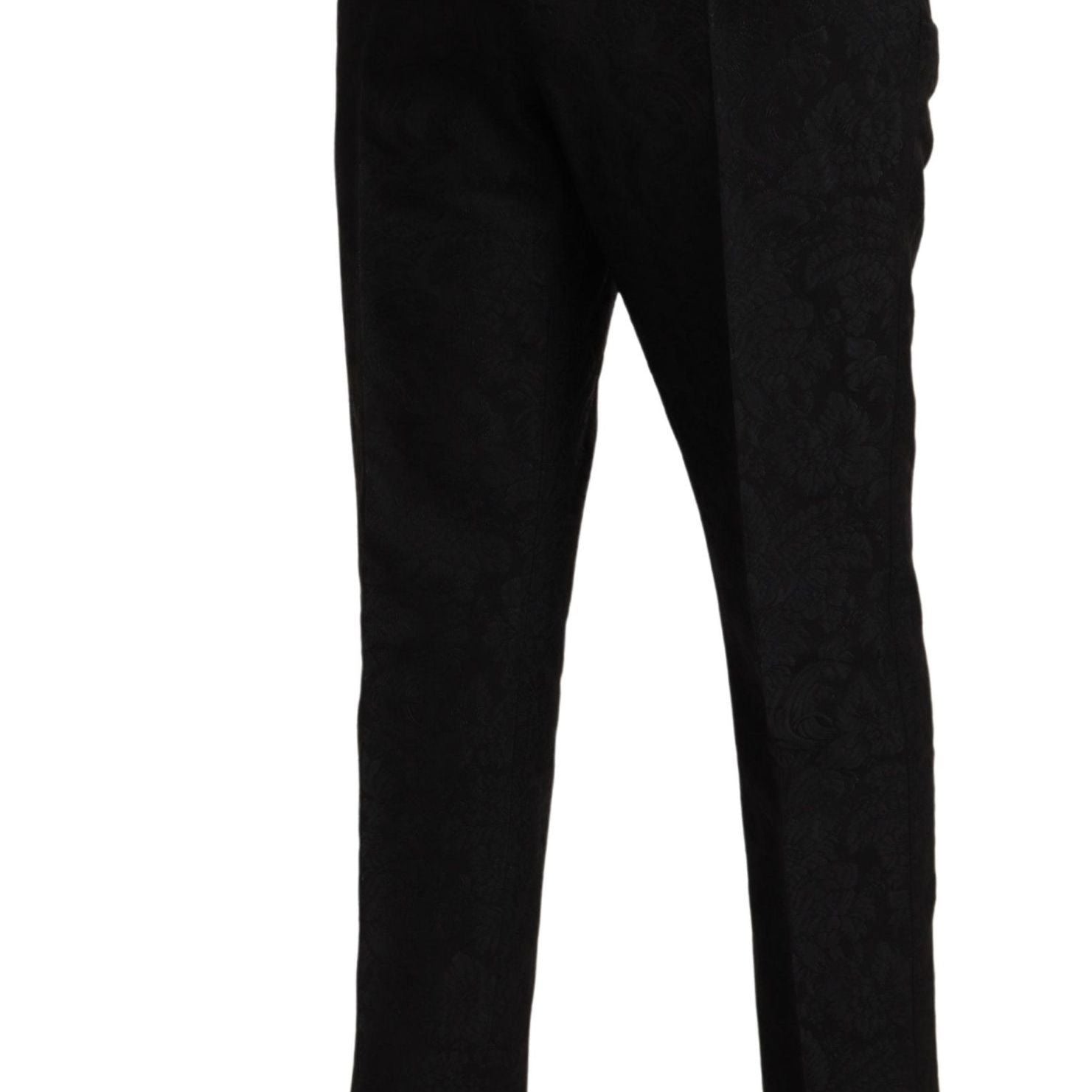 Dolce & Gabbana Black Polyester Formal 2 Piece MARTINI Suit