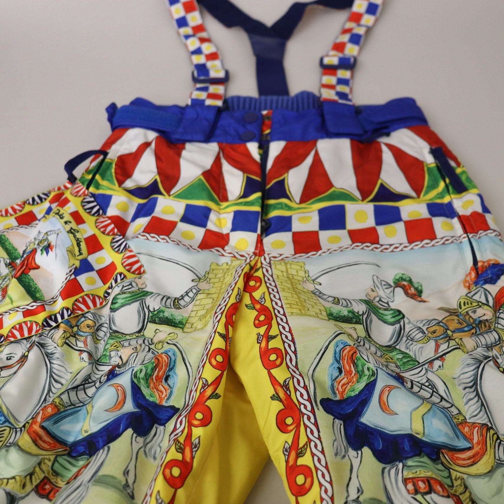 Dolce & Gabbana Multicolor Printed Snow Trouser Pants