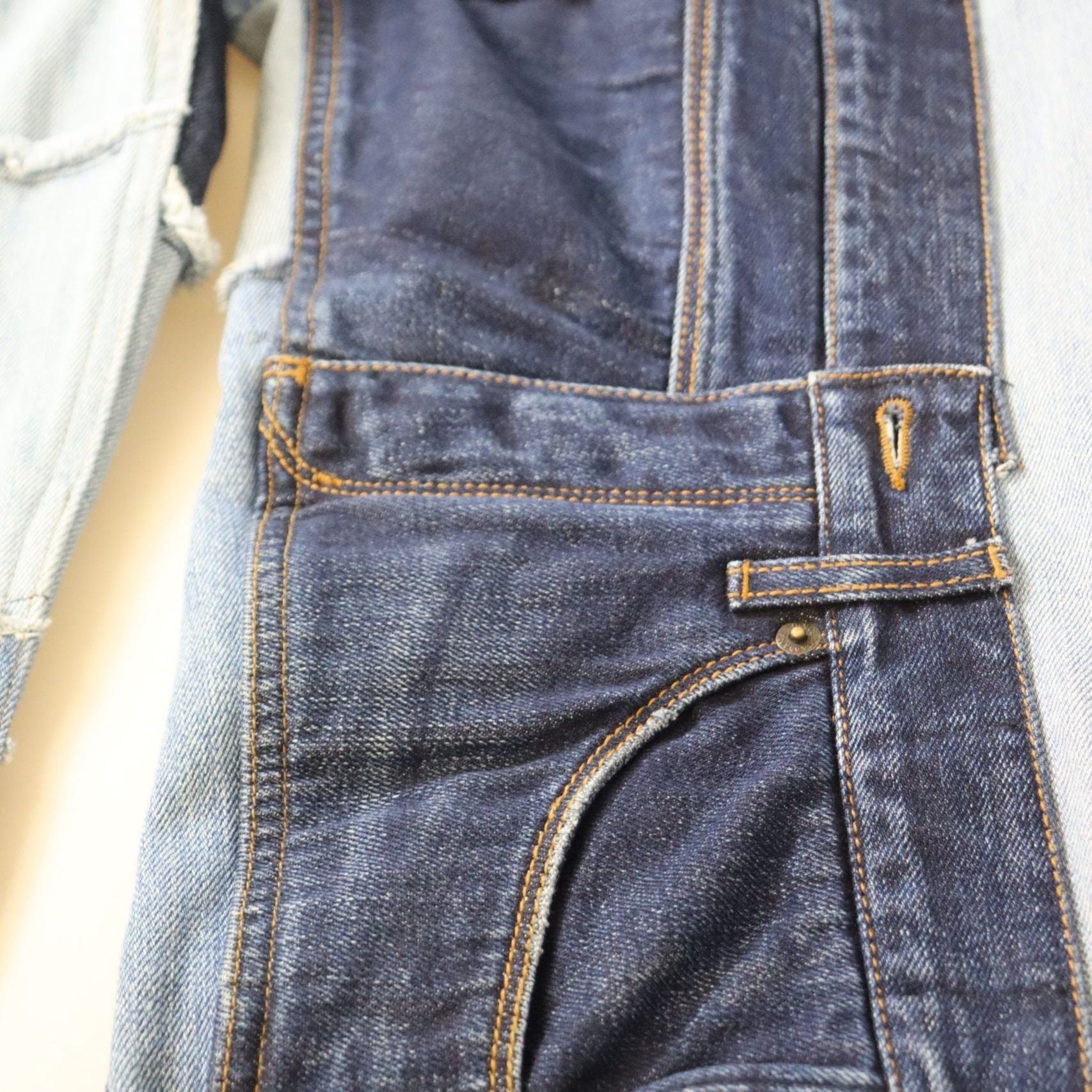 Dolce & Gabbana Multicolor Patchwork High Waist Denim Jeans