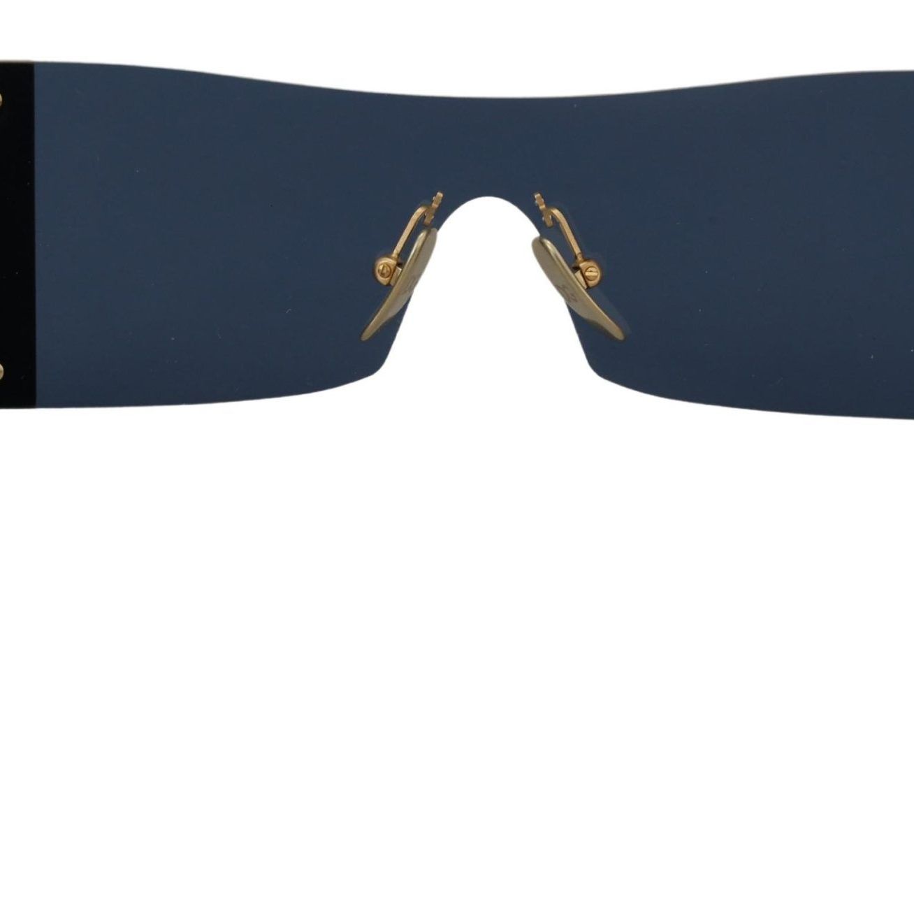 Dolce & Gabbana Gold Metal Rectangle Shades DG2263 Sunglasses