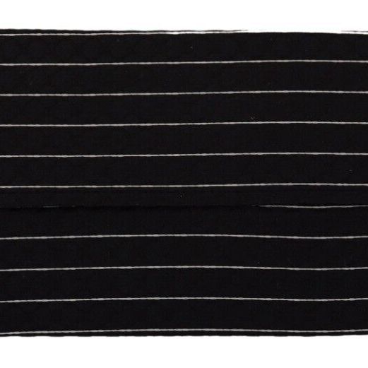 Dolce & Gabbana Black White Stripes Elastic Ear Strap One Size Face Mask