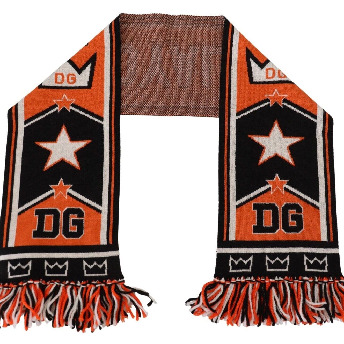 Dolce & Gabbana Multicolor DG Logo Printed Men Neck Wrap Shawl Scarf