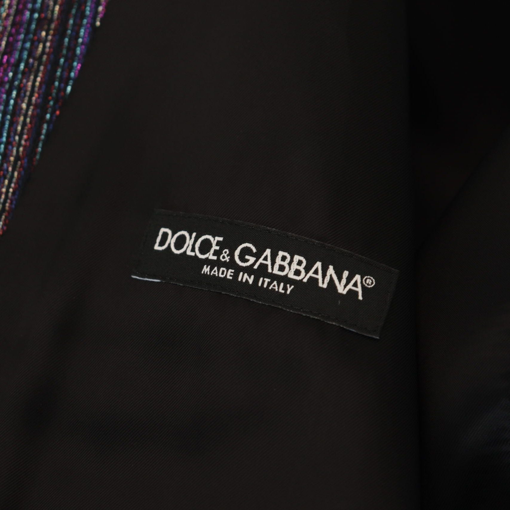 Dolce & Gabbana Multicolor Polyester Waistcoat Dress Formal Vest