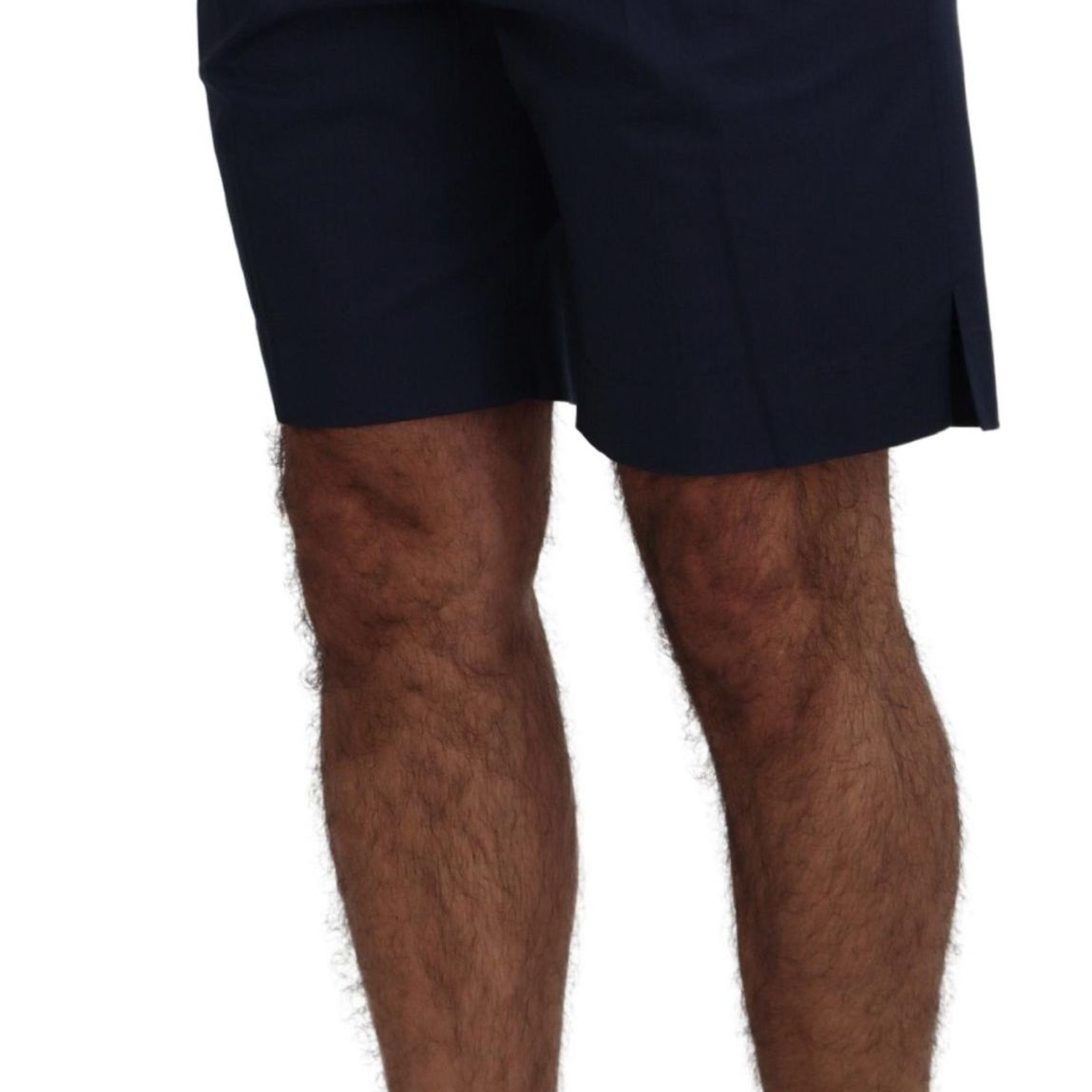 Dolce & Gabbana Blue Chinos Cotton Stretch Casual Shorts