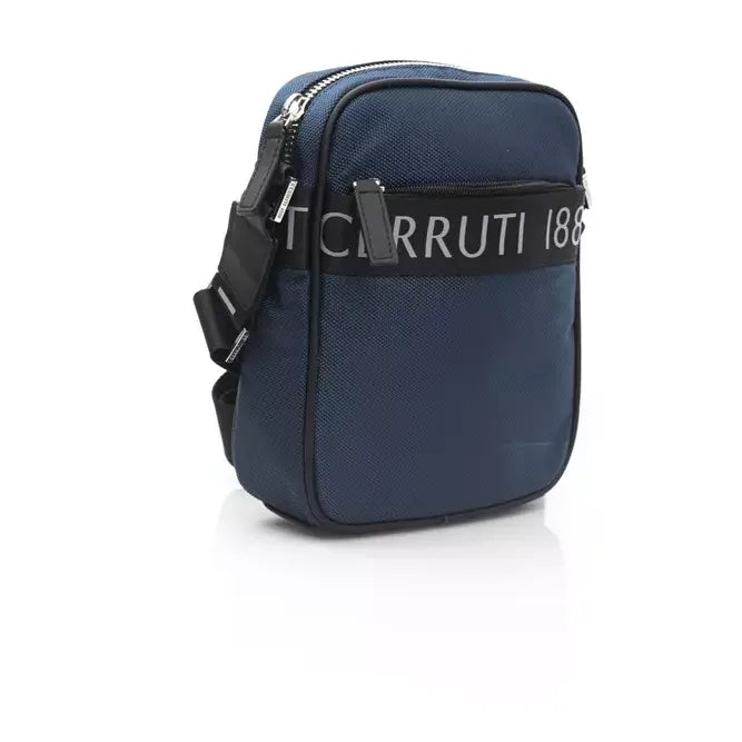 Cerruti 1881 Blue Nylon Women Crossbody Bag