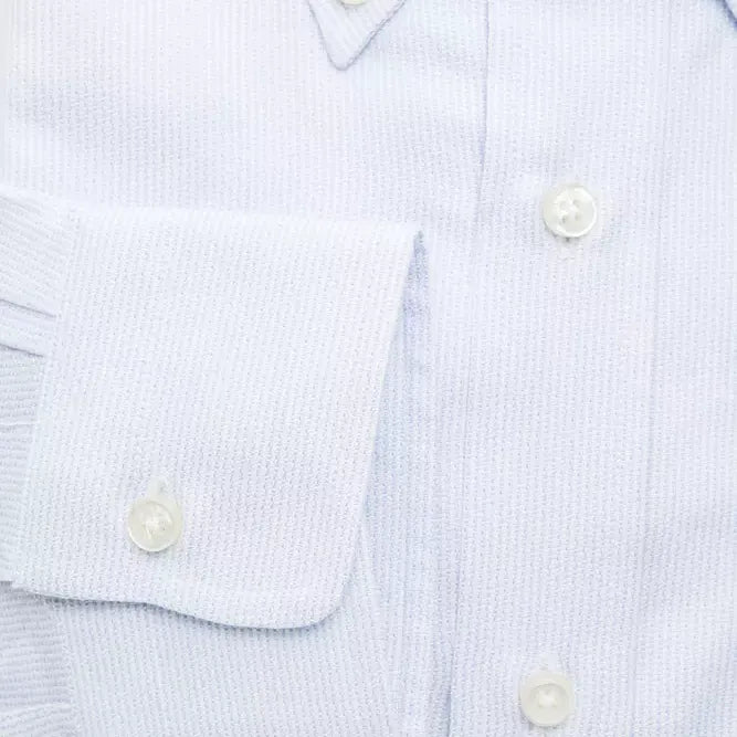 Robert Friedman Light Blue Cotton Men Shirt