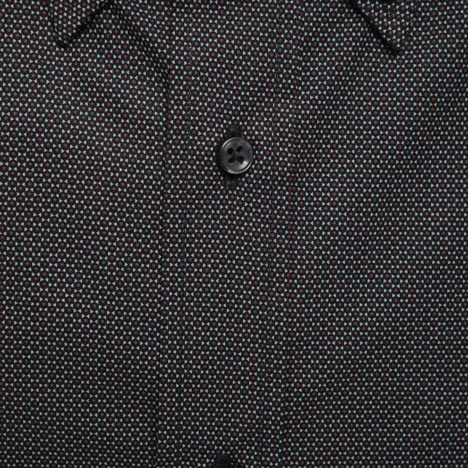 Robert Friedman Black Cotton Men's Shirt