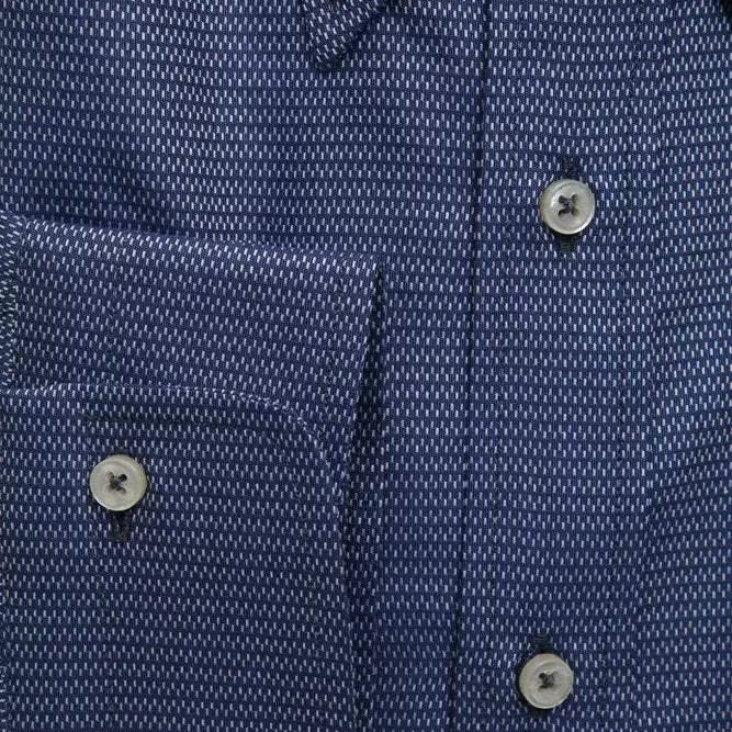Robert Friedman Blue Cotton Men's Shirt