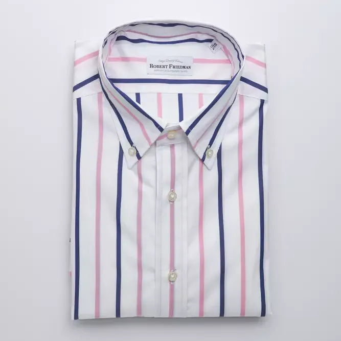 Robert Friedman White Cotton Men's Shirt