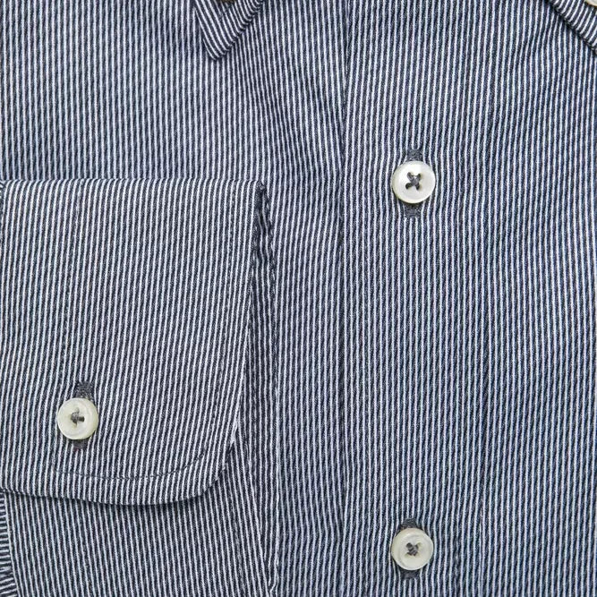 Robert Friedman Blue Cotton Men's Shirt