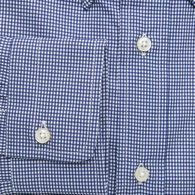 Robert Friedman Blue Cotton Men's Shirt