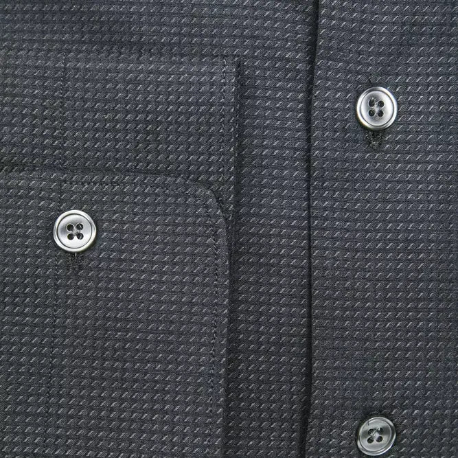 Robert Friedman Black Cotton Men's Shirt
