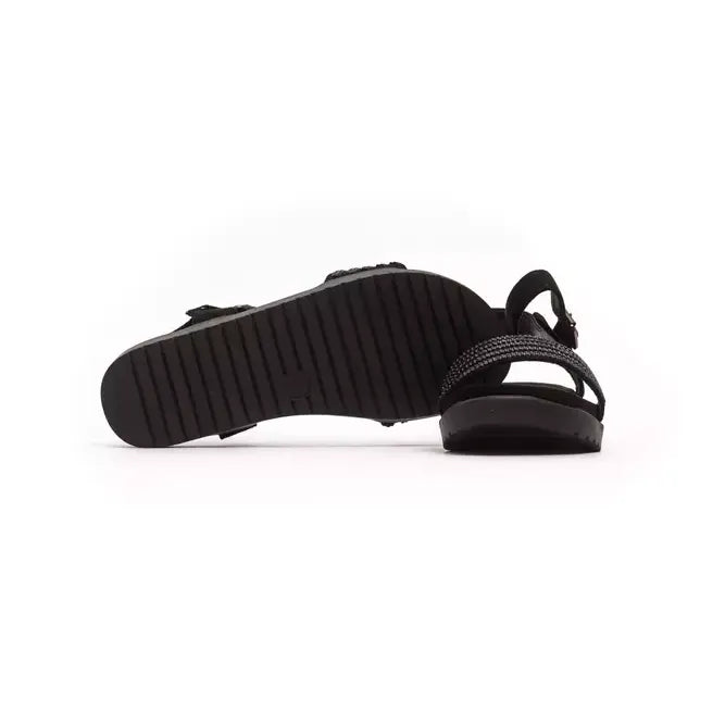 Péché Originel Black Textile Women Sandal
