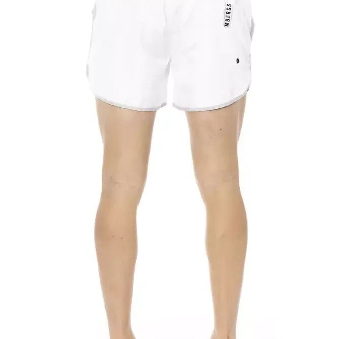 Bikkembergs White Polyester Men's Swim Short