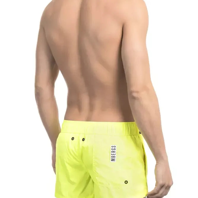 Bikkembergs Black Polyamide Men Swimsuit