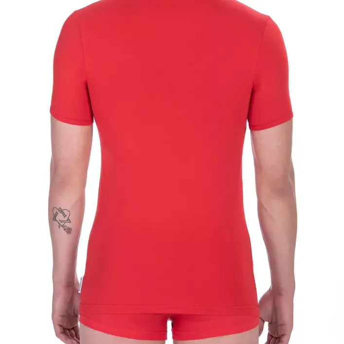 Bikkembergs Red Cotton Men's T-Shirt