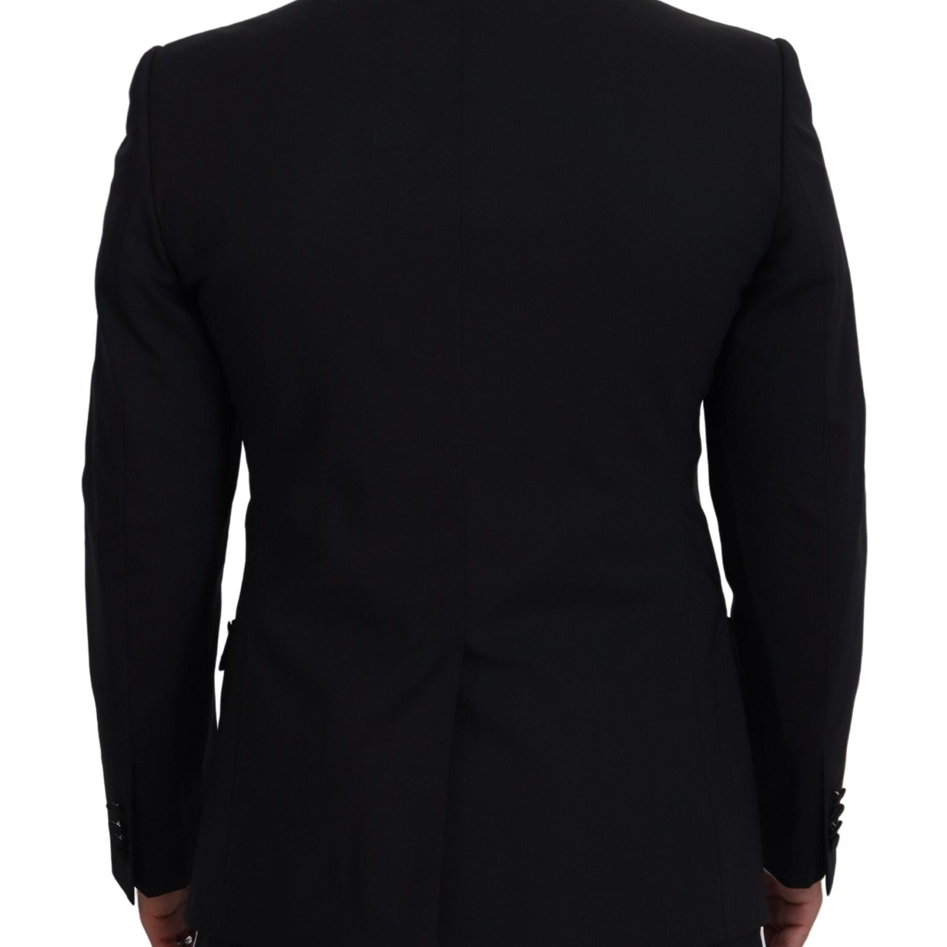 Dolce & Gabbana Black MARTINI Slim Fit Jacket Blazer