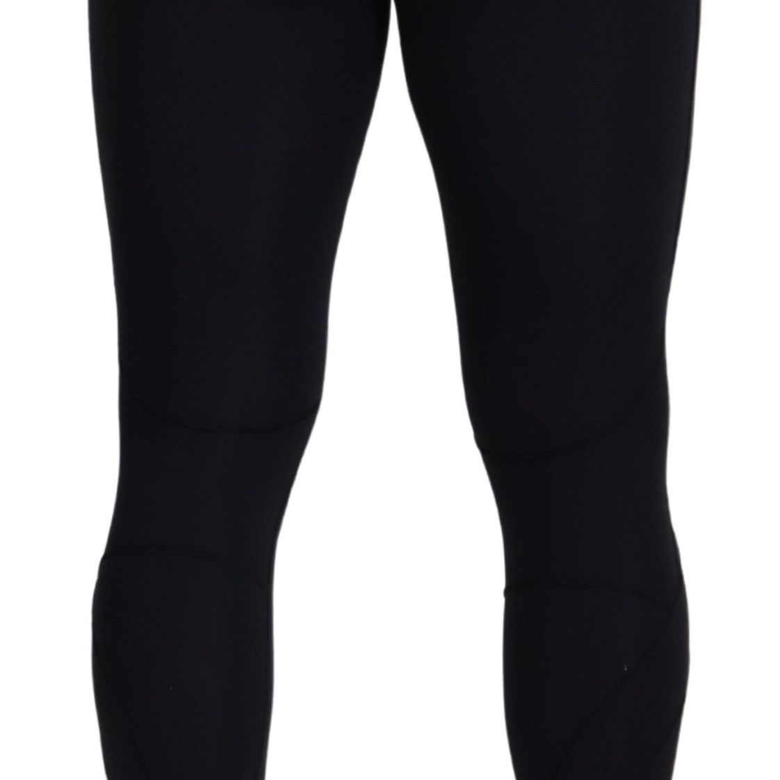 Dolce & Gabbana Black Nylon Slim Fit Stretch Pants