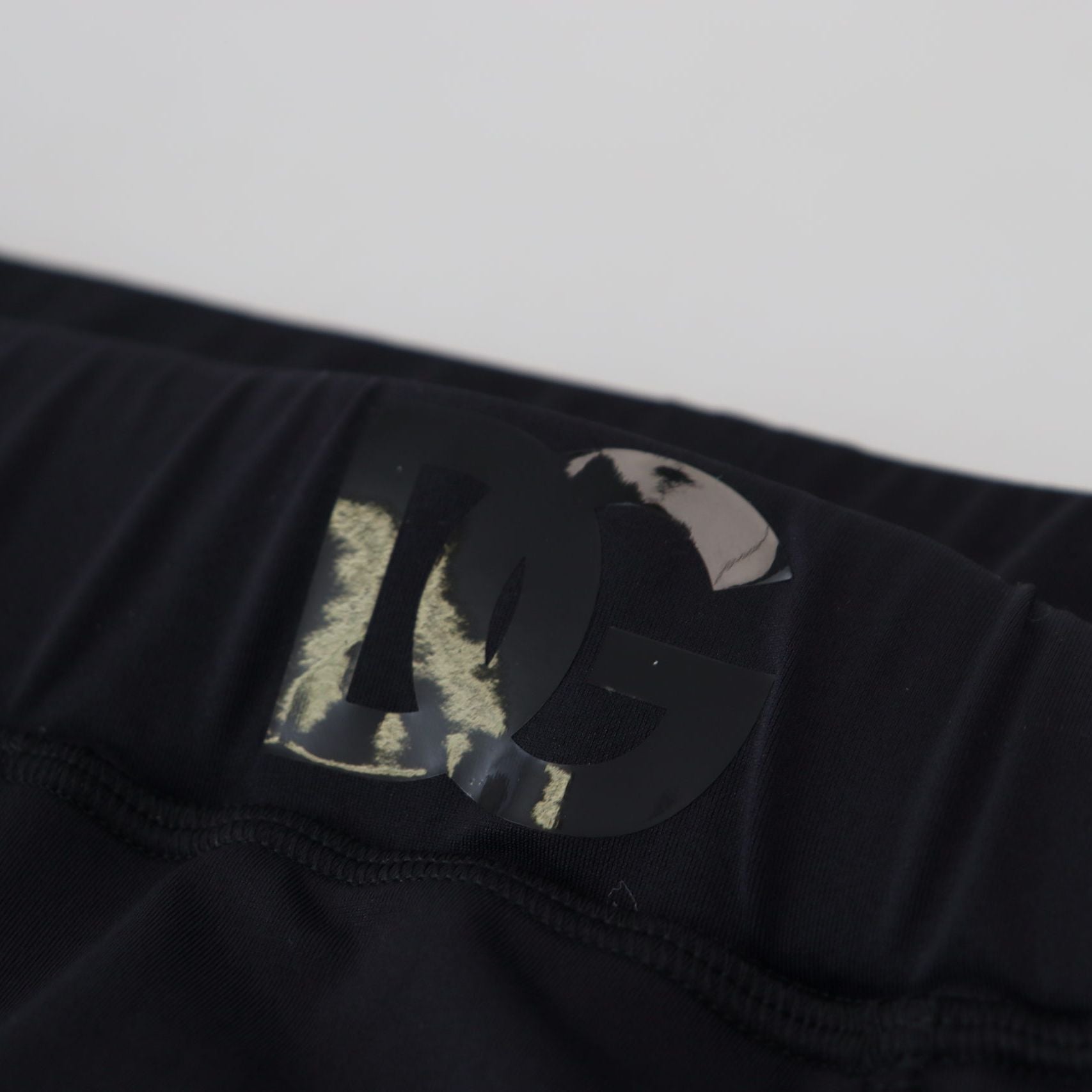 Dolce & Gabbana Black Nylon Slim Fit Stretch Pants