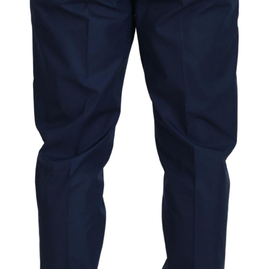 Dolce & Gabbana Blue Cotton Chino Formal Pants