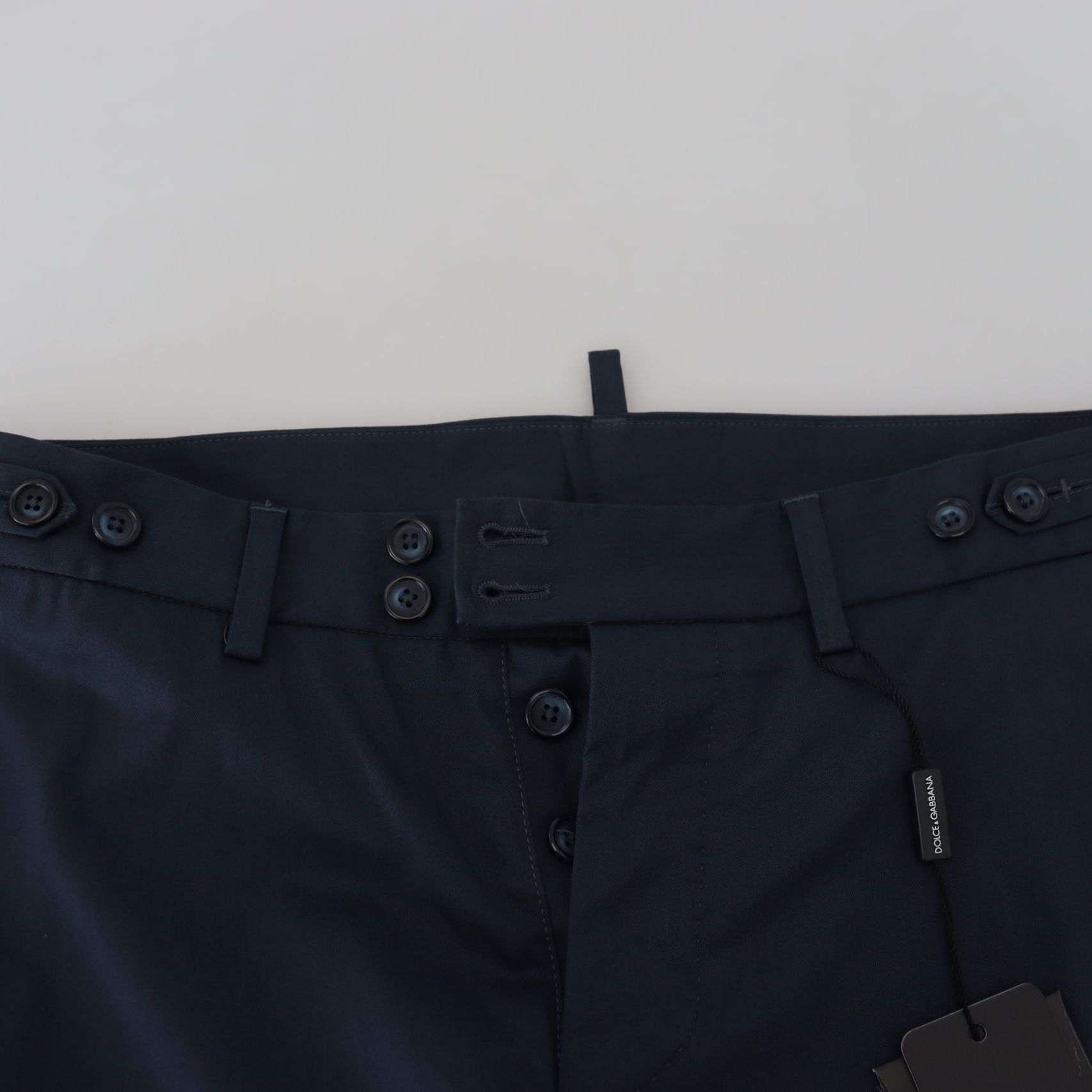 Dolce & Gabbana Blue Bermuda Low Waist Men Shorts