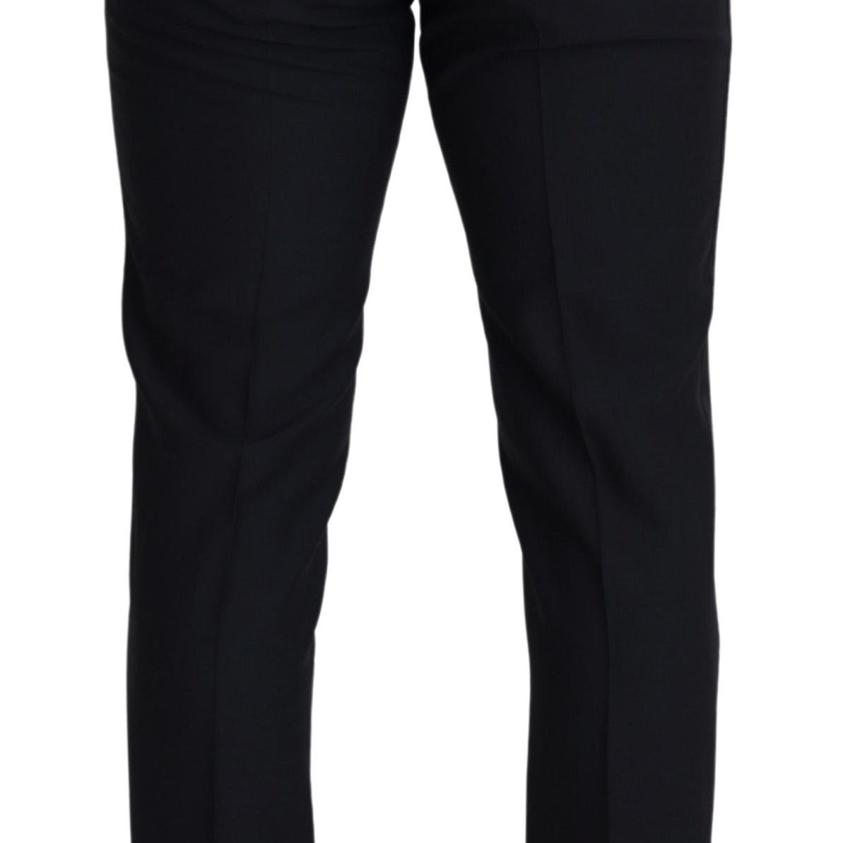 Dolce & Gabbana Black Wool Men Formal Pants