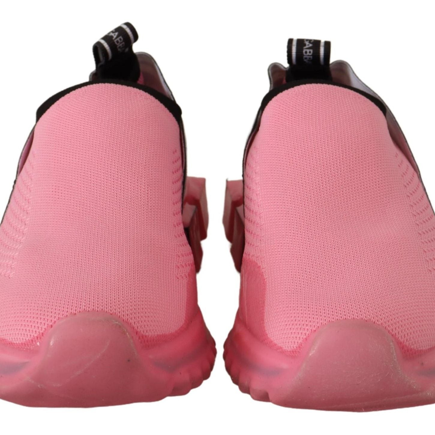 Dolce & Gabbana Pink Low Top Slip On Casual Sorrento Sneakers