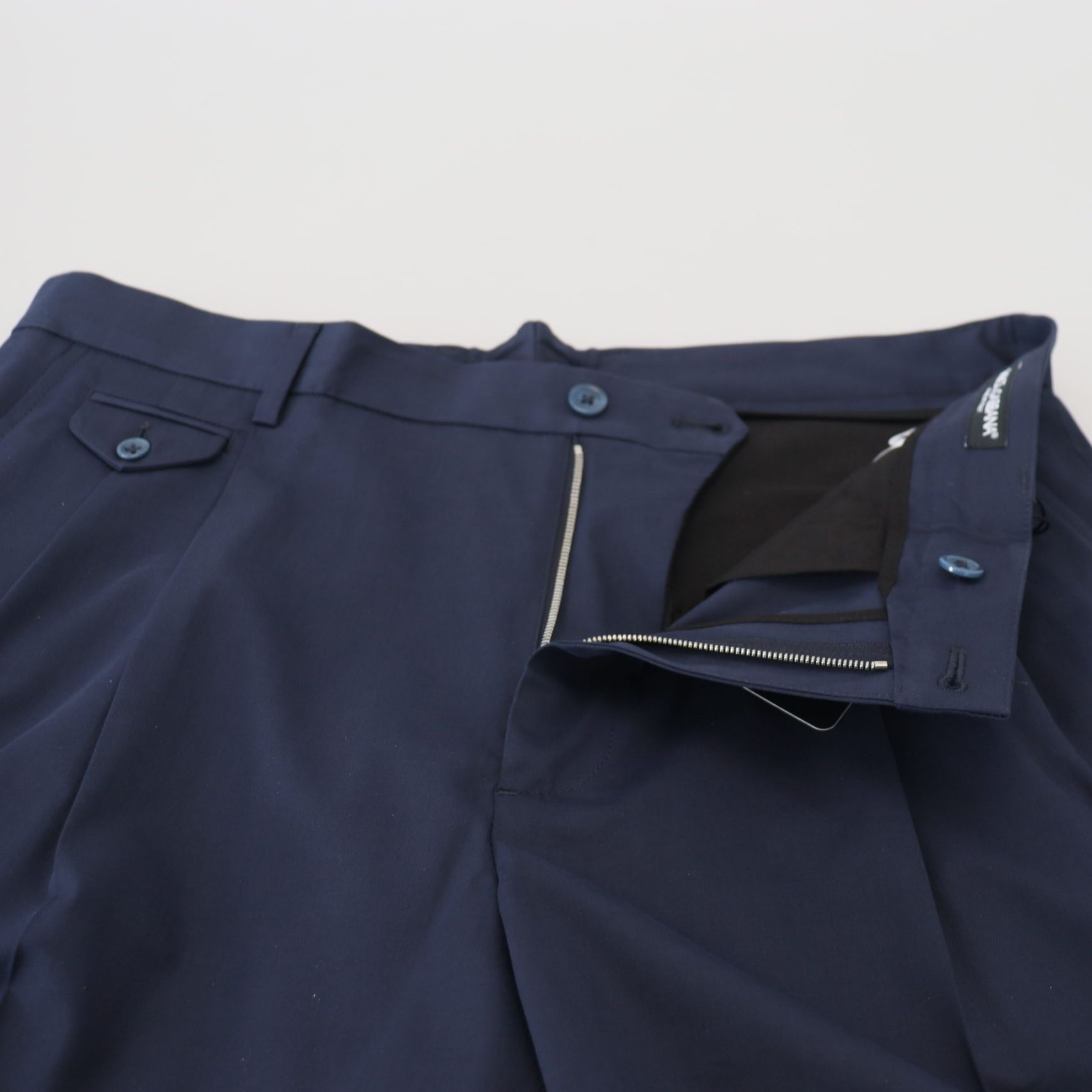 Dolce & Gabbana Blue Chinos Cotton Stretch Casual Shorts