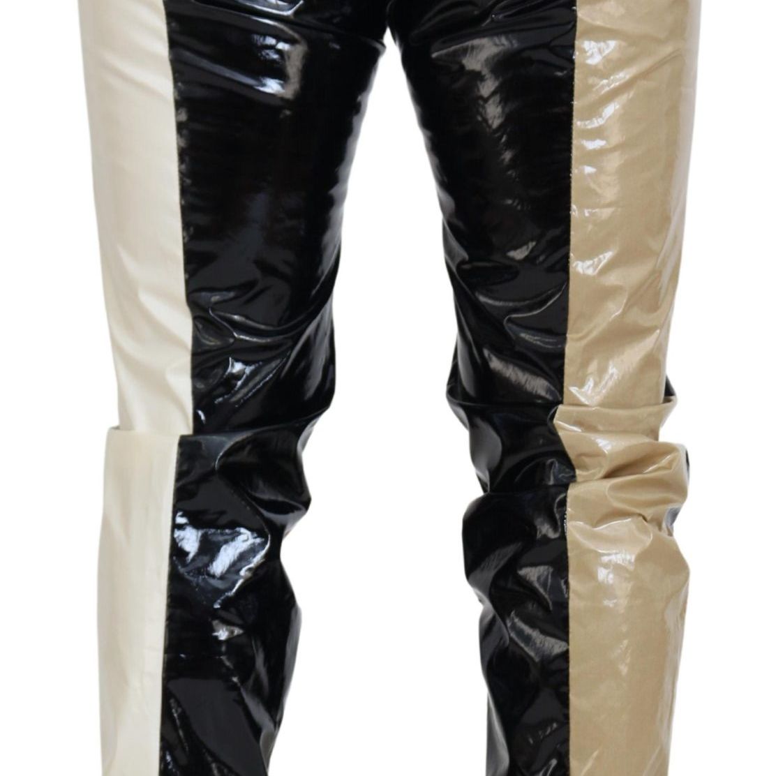 Dolce & Gabbana Multicolor Shining Slim Fit Men Denim Jeans