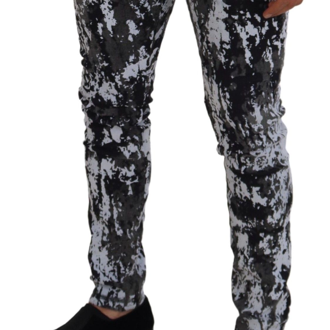 Dolce & Gabbana Multicolor Cotton Tie Dye Skinny Denim Jeans