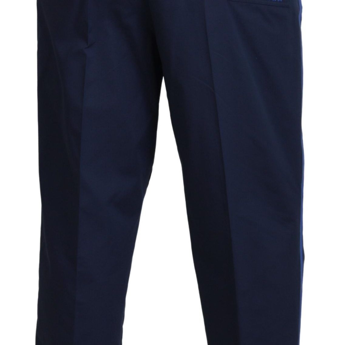 Dolce & Gabbana Blue Cotton Men Cropped Pants