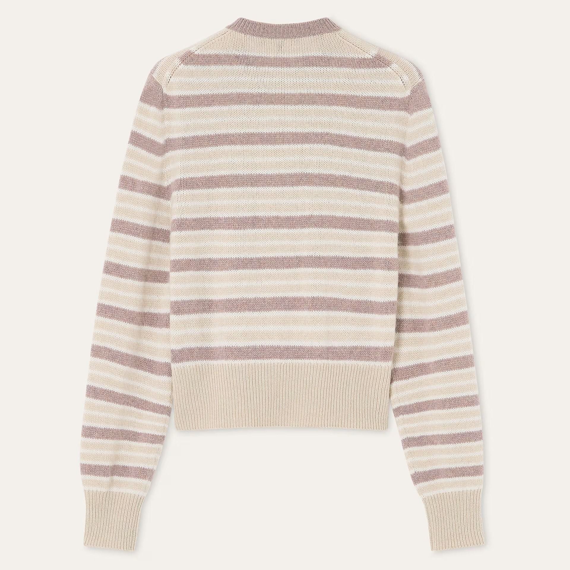 Loro Piana Fobello Stripes Cardigan in Baby Cashmere