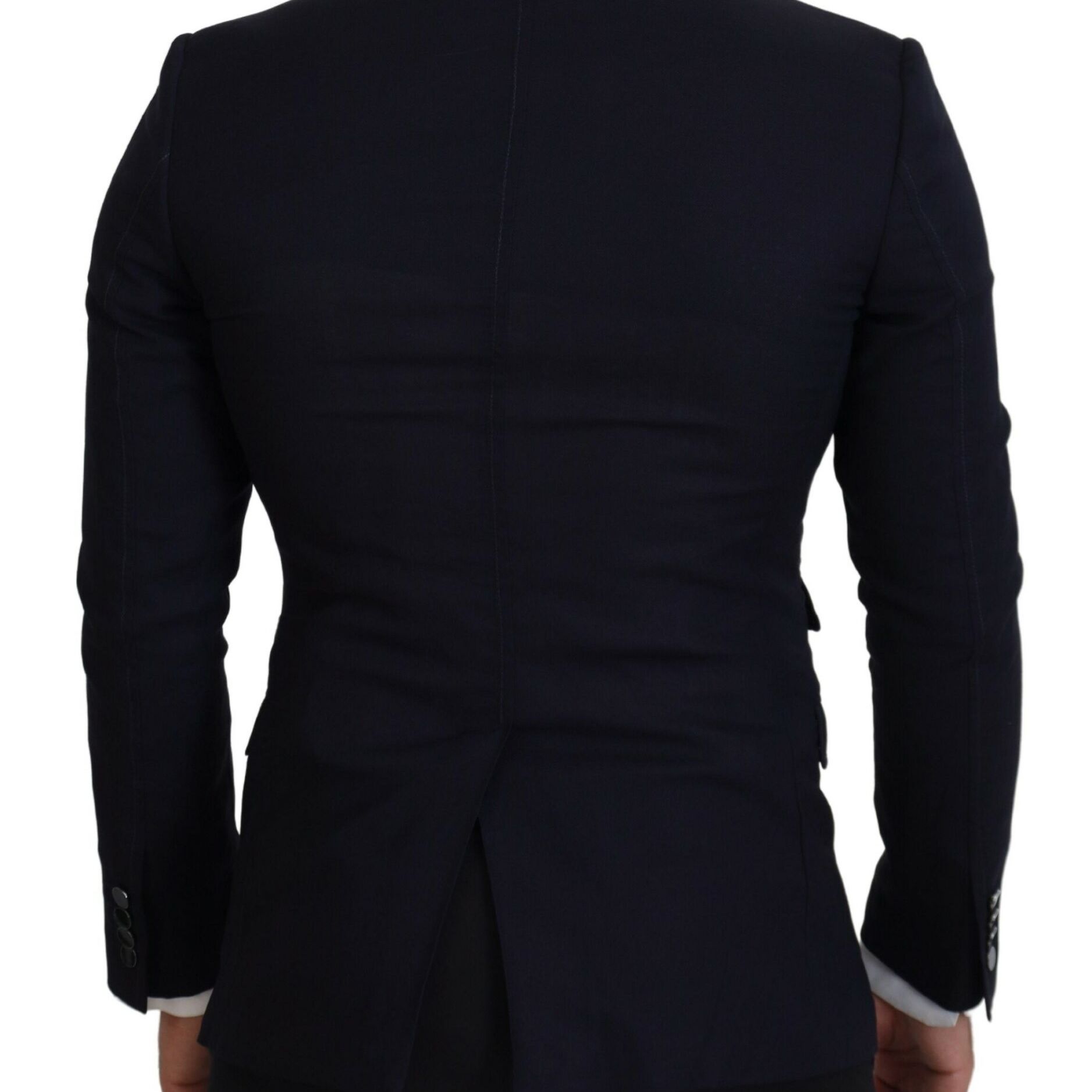 Dolce & Gabbana Blue Wool Formal Taormina Blazer