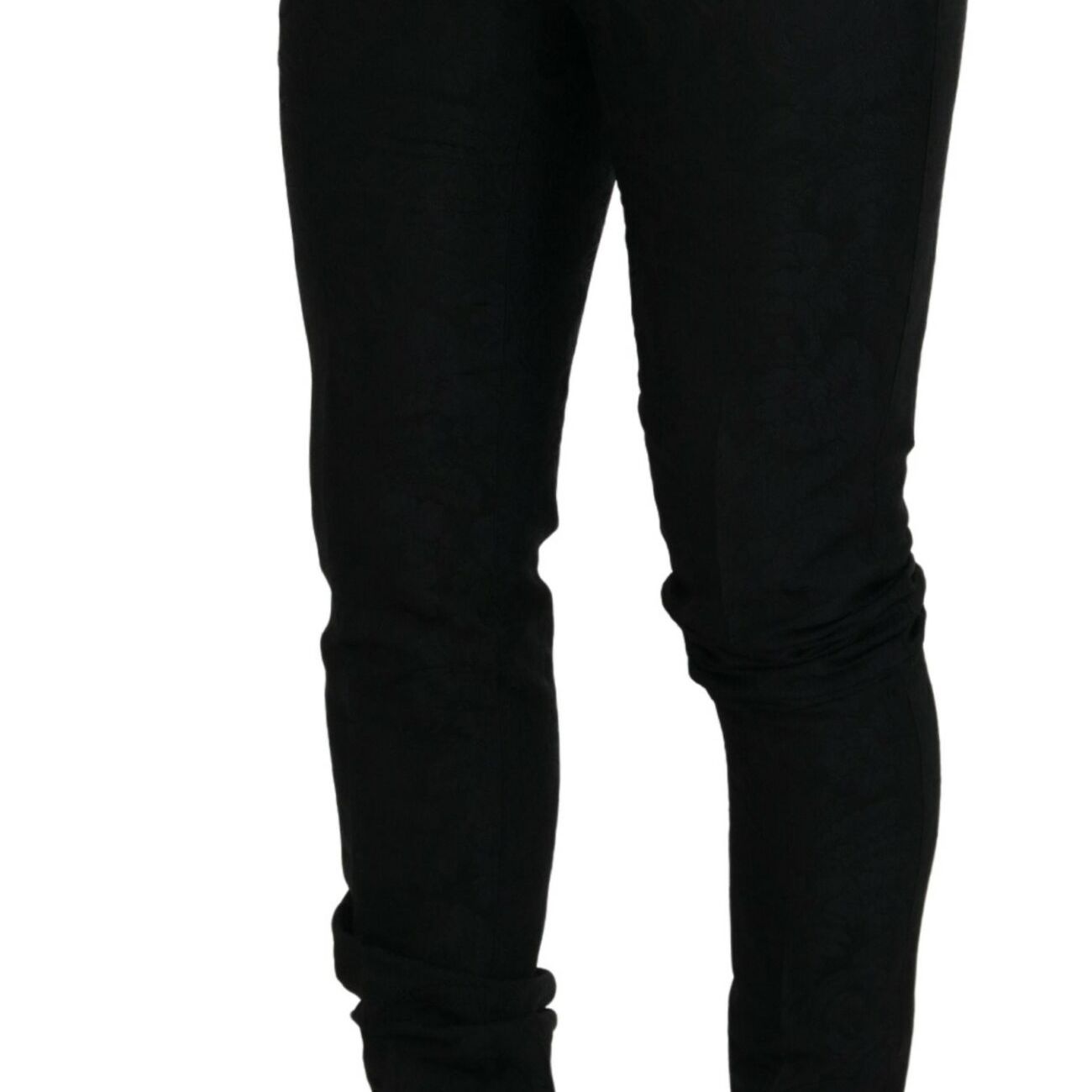 Dolce & Gabbana Black Polyester Men 2 Piece MARTINI Suit