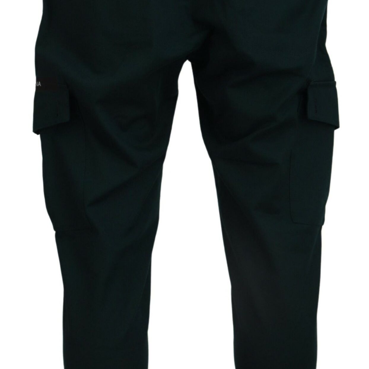 Dolce & Gabbana Green Cargo Cotton Stretch Jeans Pant